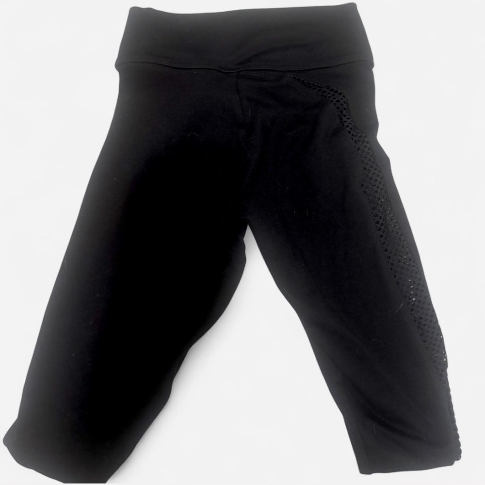 Bombshell Sportswear Black Leggings with Mesh Panel - Picture 3 of 5